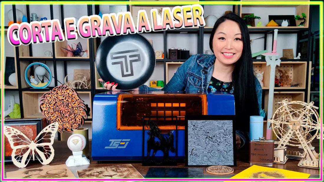 Gravadora a laser TWOTREES TS3 - Totalmente fechada e com filtro de ar promoção no Kickstarter - TwoTrees Official Shop
