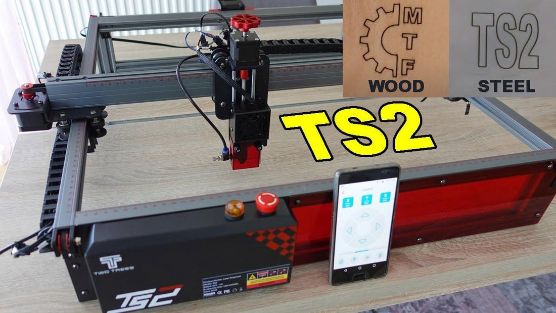 Big improvements on TS2 10W diode laser engraver by TwoTrees - TwoTrees Official Shop