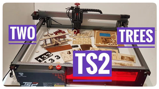 10W TWO TRESS - TS2 laser engraver - high power, for cutting and engraving - test, examples - TwoTrees Official Shop